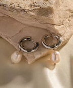 Argent Earrings