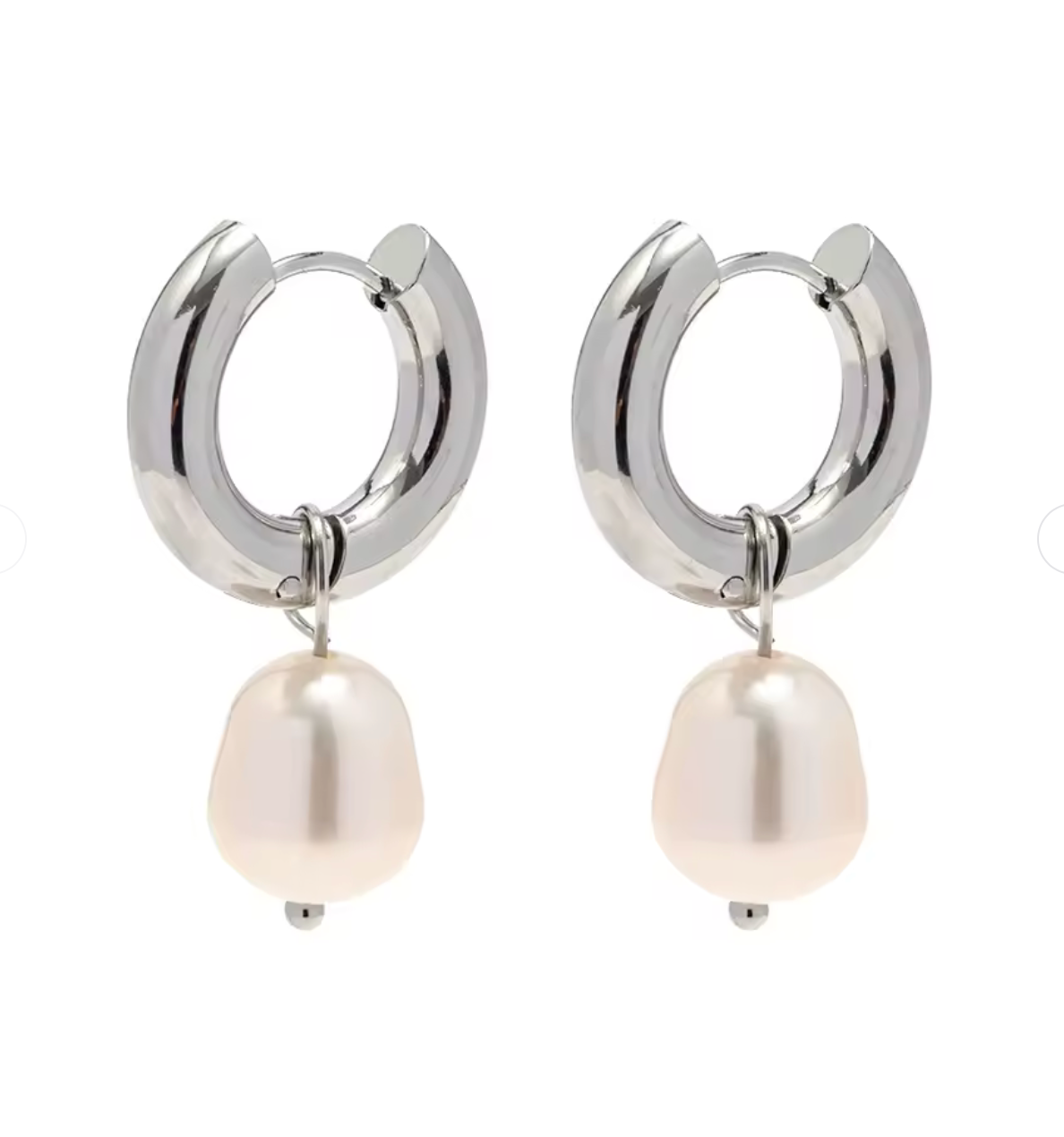 Argent Earrings