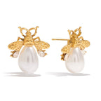 Abeille Earrings — Gold — product view
