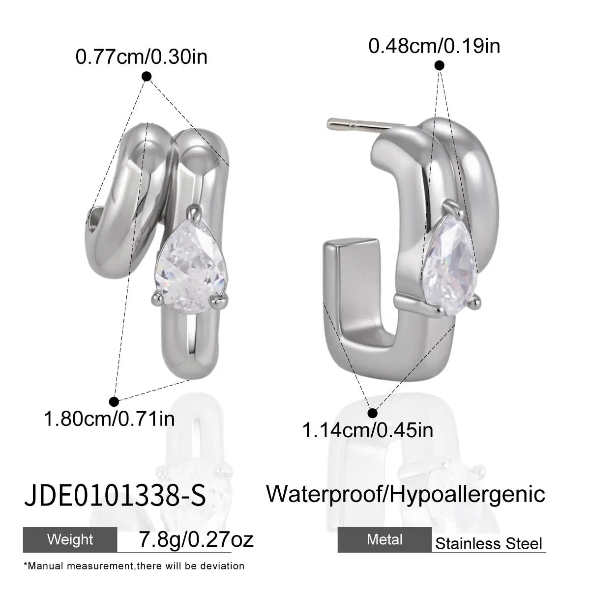 Celeste Earrings — Silver