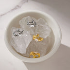 Celeste Earrings – guld och silver, detaljer