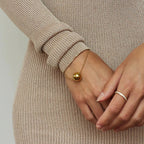 Colette Bracelet — Gold — on model