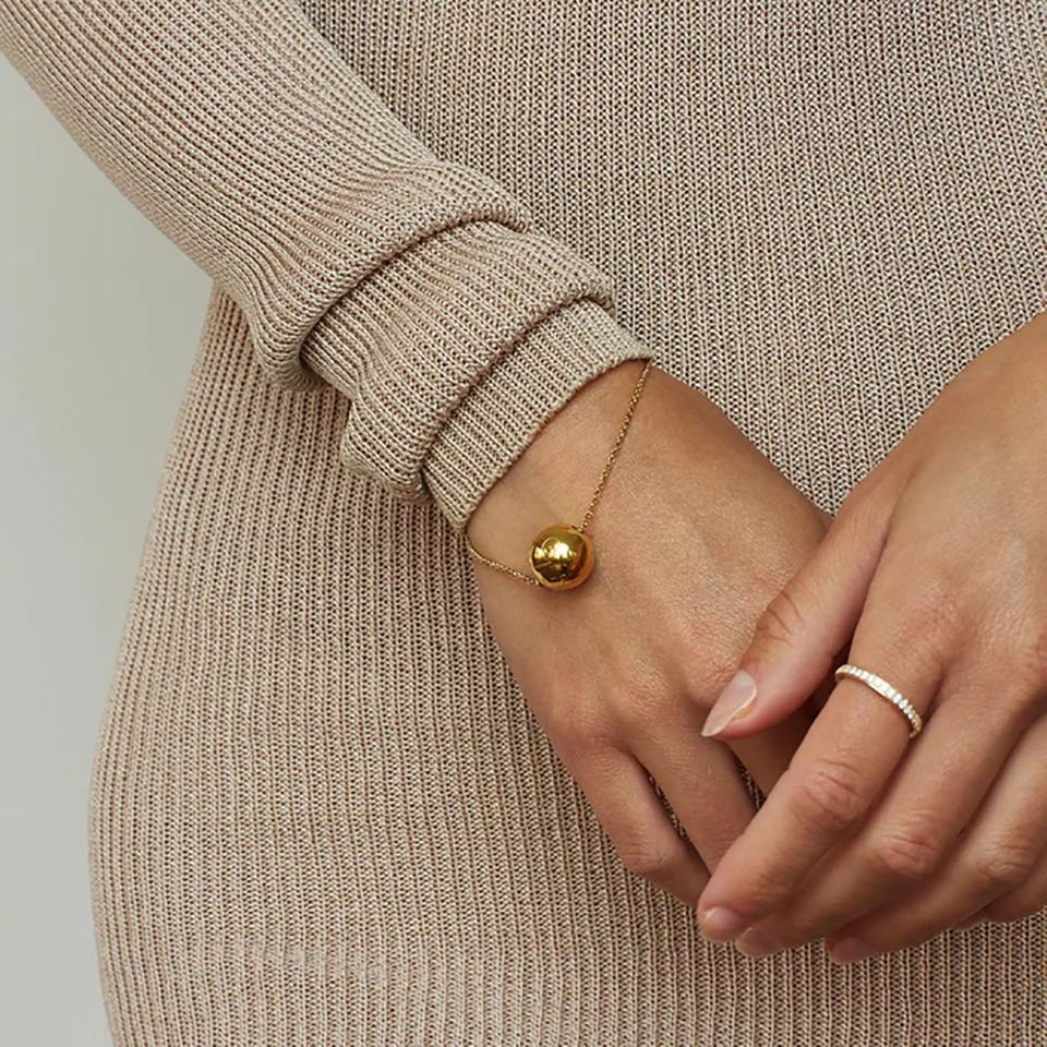 Colette Bracelet — Gold — on model