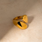 Goutte Ring – alternativ vinkel, guld