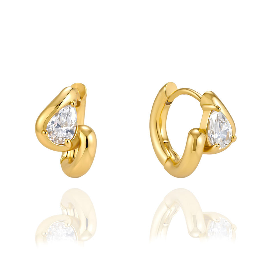 Valse Earrings — Gold — product view